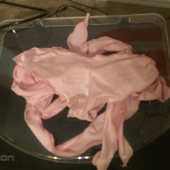 Reserved pink side tie bottoms