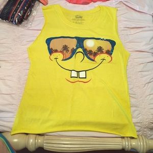 Spongebob muscle tee