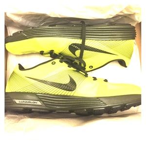 Mens yellow Nike, Lunar Racer+