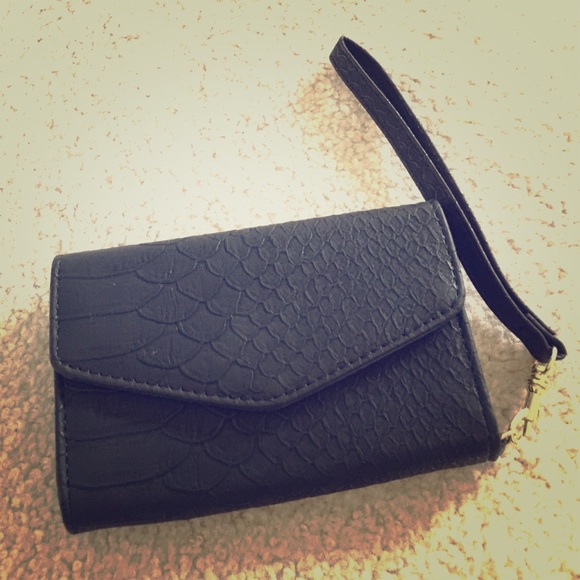 No brand Black Wristlet Wallet ID holder - Picture 1 of 3