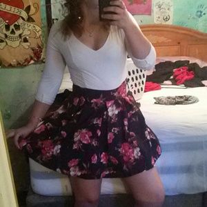 Beautiful flower one piece dress