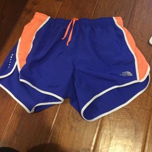 North face running shorts