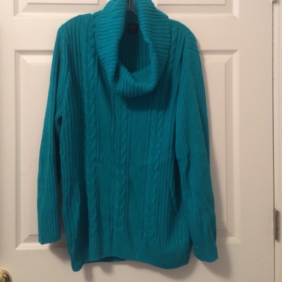 Teal sweater