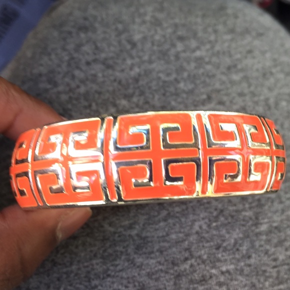 T&J Designs Jewelry - Tangerine Orange Hinged Bracelet...