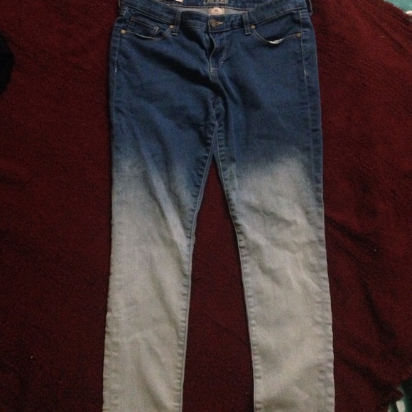 Ombré colored jeggings