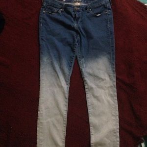 Ombré colored jeggings