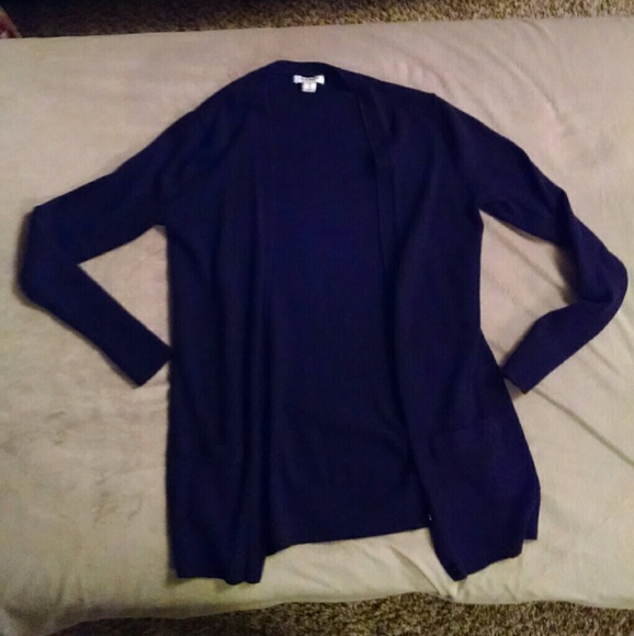 Black long old navy cardigan