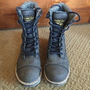 Cute Rocket Dog Combat Boots