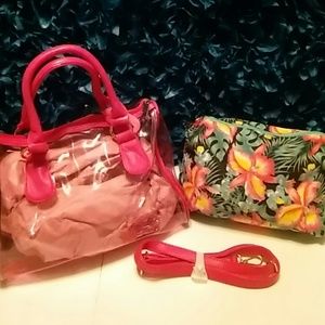The Summer Jungle Tote-Pink