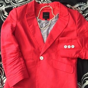 Coral Blazer. worn once or twice, great condition!