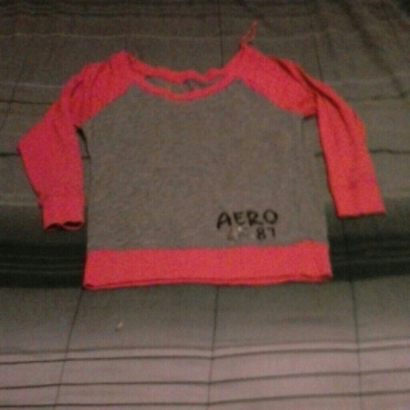 Pink and grey shirt