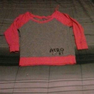 Pink and grey shirt