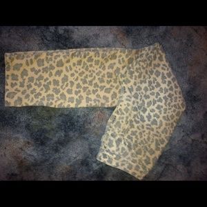 Giraffe print pants