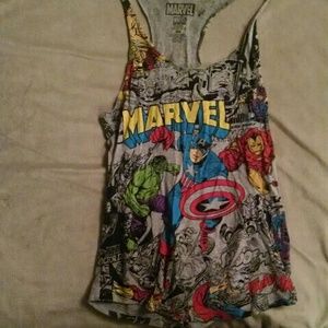 Hot topic marvel tank top