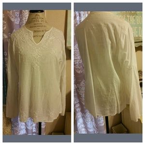 Beautiful white cotton top