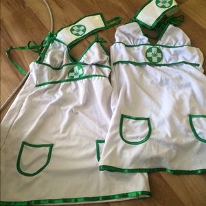 2 X matching nurse outfits