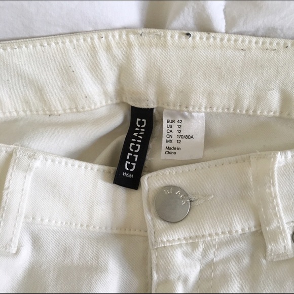 H&M White Skinny Jeans - Picture 2 of 2