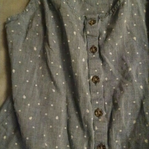 Volcom navy polka dot tank top - Picture 3 of 3