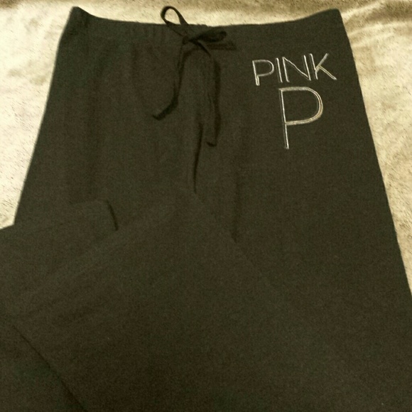 VS Pink Sweat Pants Size Small