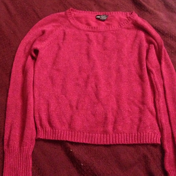 Cute crop top sweater