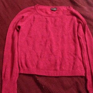 Cute crop top sweater