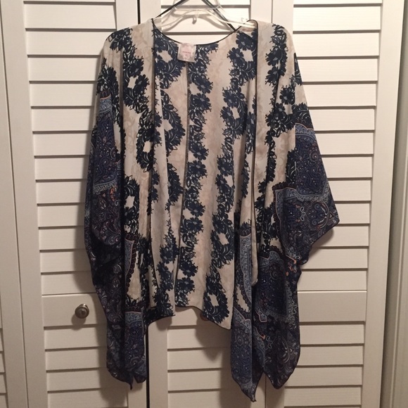 Nymphe blue gold and white kimono - Picture 1 of 2