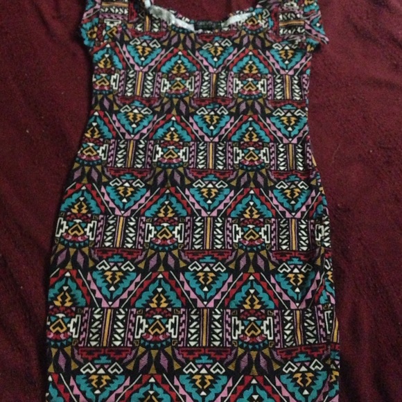 Tribal tight dress