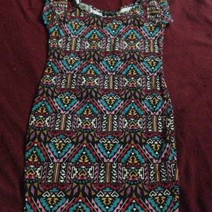 Tribal tight dress