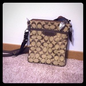 Coach cross body purse