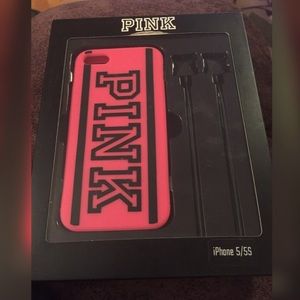VS pink iphone 5/5s gift set💗