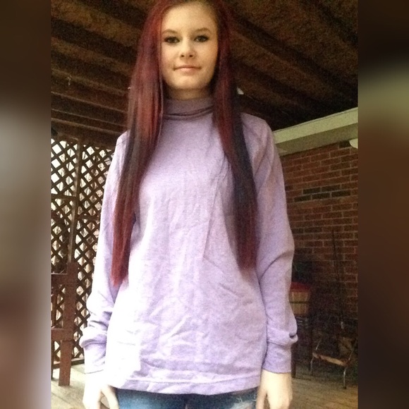 Lands' End Tops - Purple turtleneck💜
