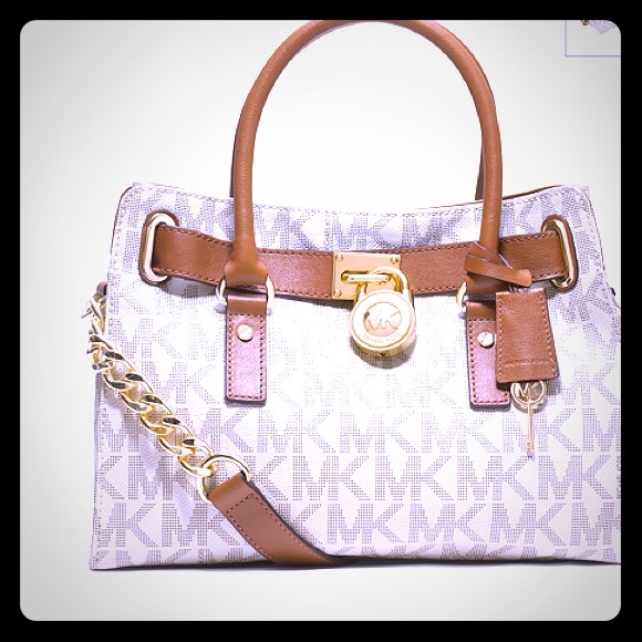 Michael kors Hamilton tote nwt cream
