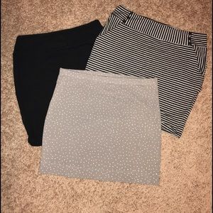 3 different pattern skirts!!!