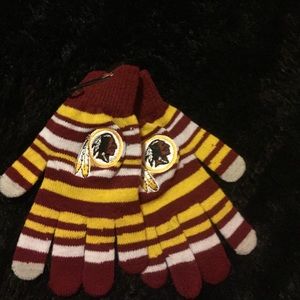 WOMENS/KIDS REDSKINS DELUXE FULL FINGER GLOVES