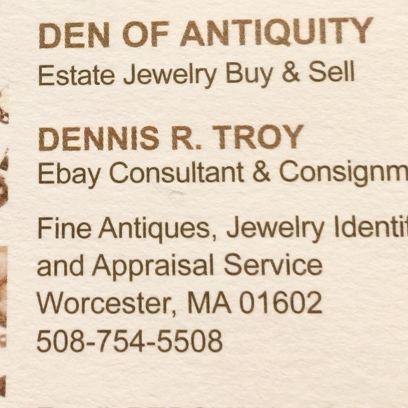 Platinum ring with diamonds - Picture 2 of 2