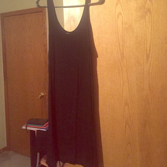 Simple Black Tank Dress