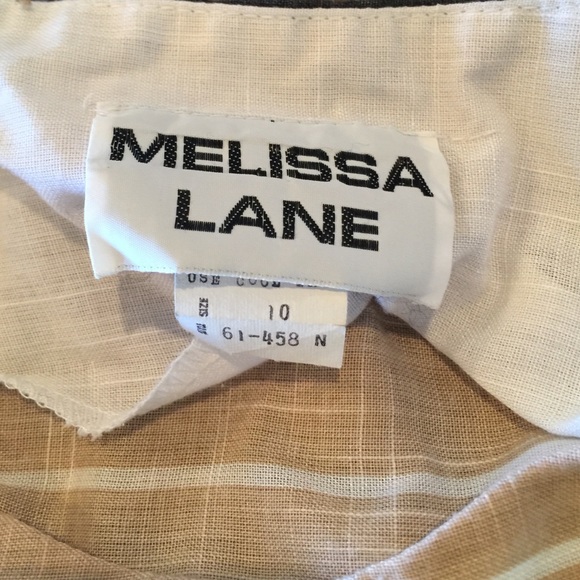 Vintage linen day dress - Picture 2 of 3