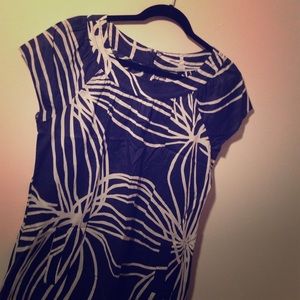 100% Cotton Print Shift Dress
