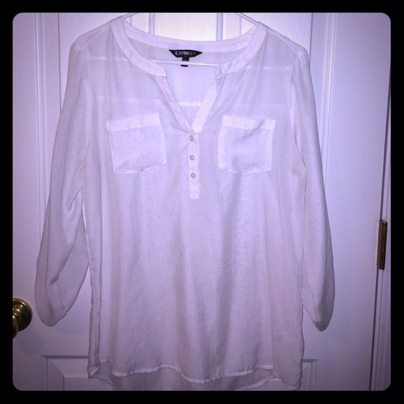 Express white blouse