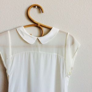 Zara collared blouse