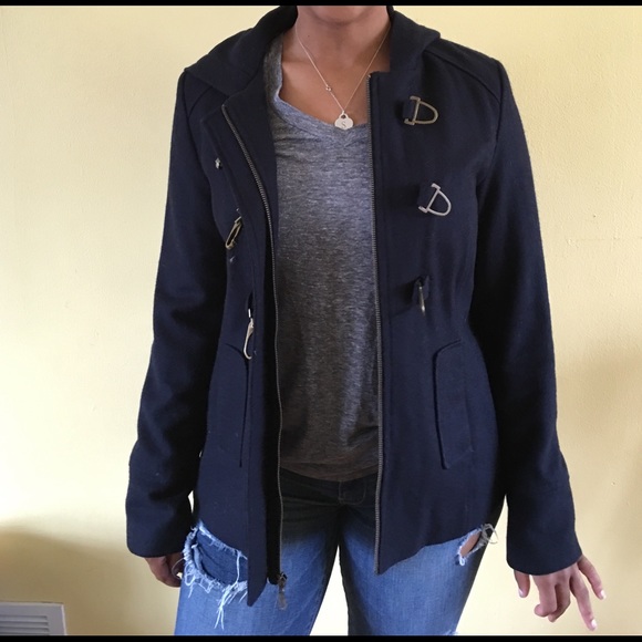 Delias Navy Blue Peacoat