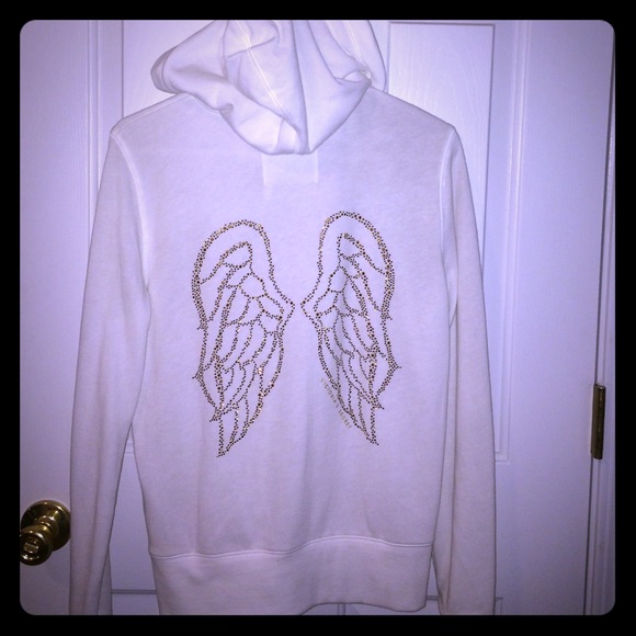 Victoria's Secret angel wing zip hoodie