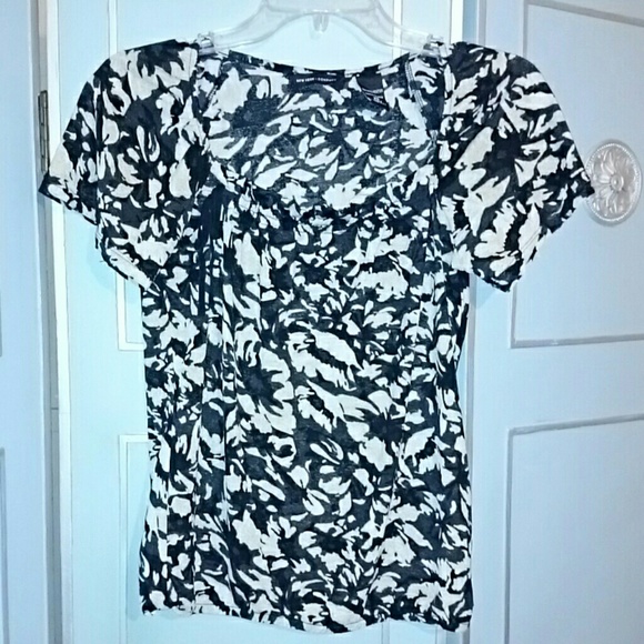 FINAL $ NY & CO Sheer Blouse