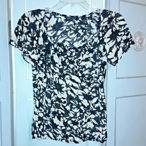 FINAL $ NY & CO Sheer Blouse