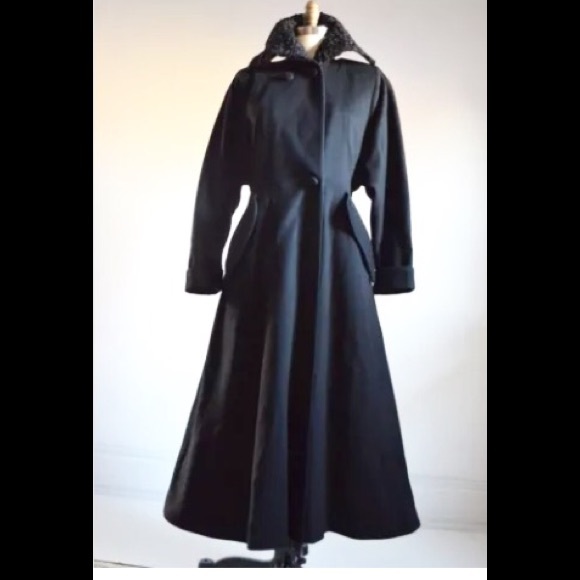 SALE ❤️2x HP❤️1940's Wool COAT Flared Persian Lamb - Picture 3 of 4
