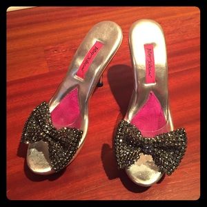 Betsey Johnson sparkle heels