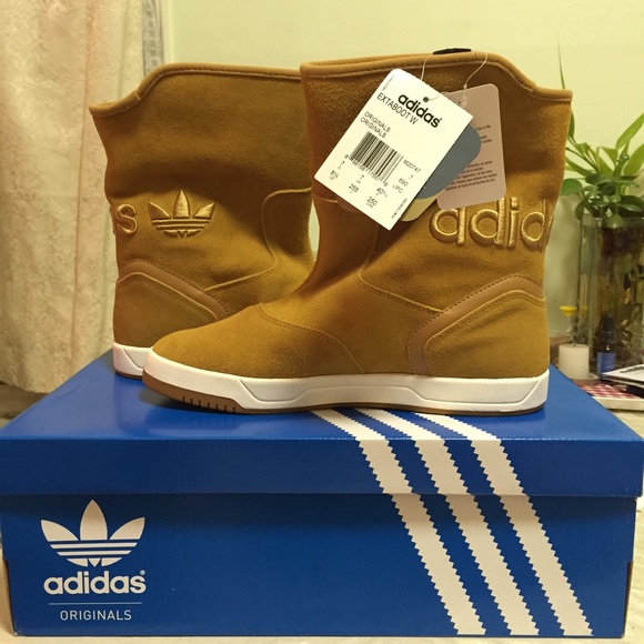 adidas fur lined boots