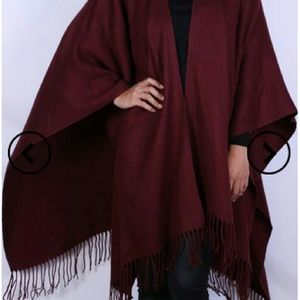 Burgundy/maroon  shawl
