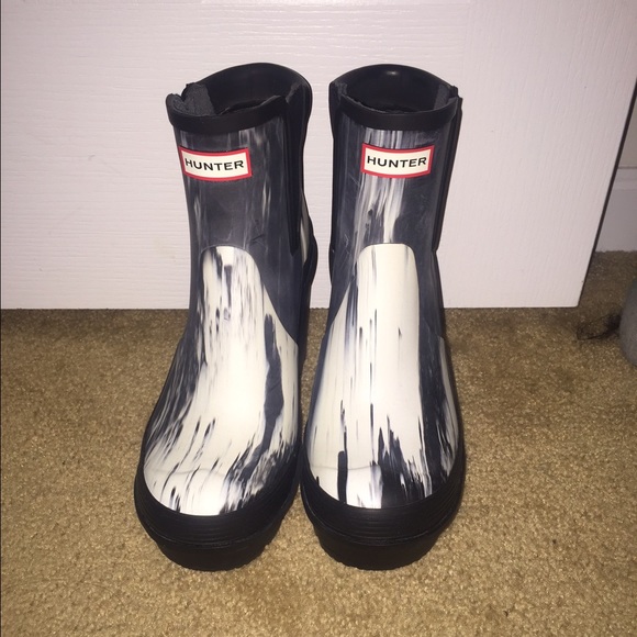 Hunter Block Heel Chelsea Boots