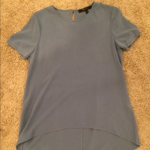 BCBG Blue High-Low Top